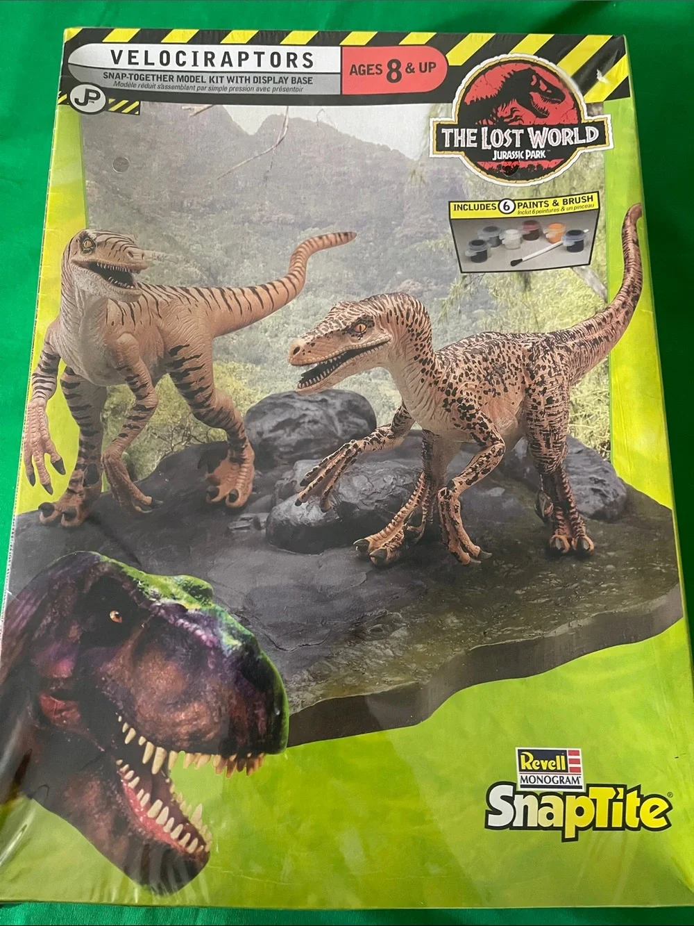 Revell Monogram SnapTite Velociraptors Model Kit - Brown